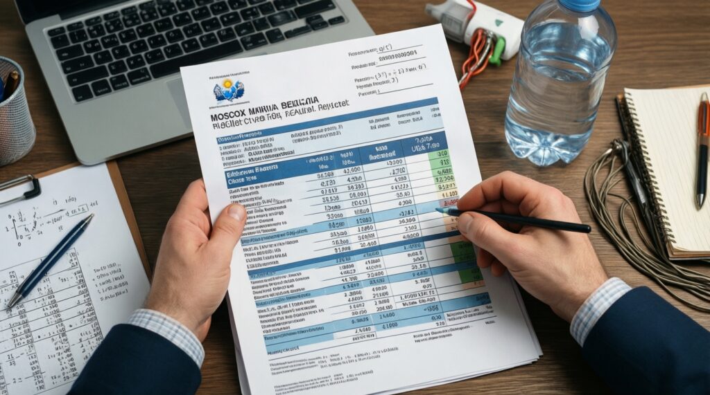 Как проверить тарифы на воду, отопление и электроэнергию в Московской области и сверить с квитанцией - иллюстрация