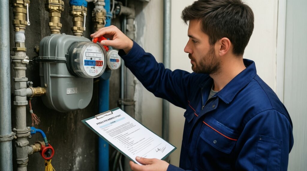 Поверка счетчиков воды/газа: сроки, документы и как это влияет на начисления - иллюстрация